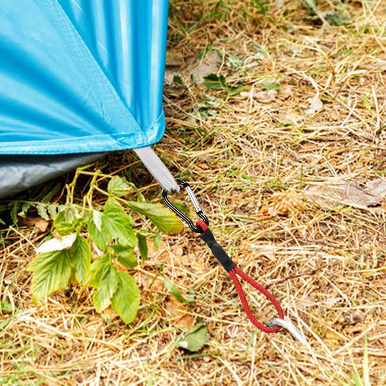 Bungee Cord with Carabiner Short Bungee Cords for Tarps Wire Racks
