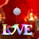 thumbnail image 5 of Letrero de lámpara con letras románticas, lámpara de lechón para el día de San Valentín, luz de noche LED, letrero de Navidad, para colgar, AMOR Multicolor, 5 of 8