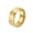 Gold, variant on PAMTIER Unisex Tungsten Steel 8MM Simple Personality Hammered Multi-Faceted Honeycomb Pattern Biker Ring Beveled Edge Silver Size 8