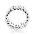 thumbnail image 2 of Ladies 14K Round Natural 4.8 Ctw Diamond Eternity Ring (White Gold Size 7.5), 2 of 3