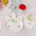 thumbnail image 4 of Talking Tables Face We Heart Plato de unicornios (8 unidades, 1 diseño), uno multicolor, 4 of 6