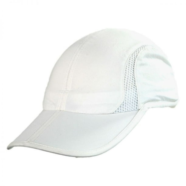 UPF 50+ Mesh Adjustable Baseball Cap ADJUSTABLE White