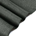 thumbnail image 4 of TWOPAGES 52 W X 84 L Inch Drapery French Pleat Polyester Light Filtering Textured Soft Curtain for Kitchen, 1 Panel, Grey, 4 of 5