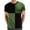 A-Green186, variant on Mens Short-Sleeve Block-Print T-Shirt Slim-Fit Stylish Top Eye-Catching Daily Weekend Wear