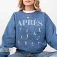 thumbnail image 4 of Après Sweatshirt, Après Ski Club Sweater, Winter Trip Skiing Crewneck, 4 of 5
