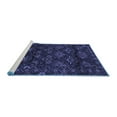 thumbnail image 2 of Ahgly Company Machine Washable Indoor Round Persian Blue Traditional Area Rugs, 3' Round, 2 of 4