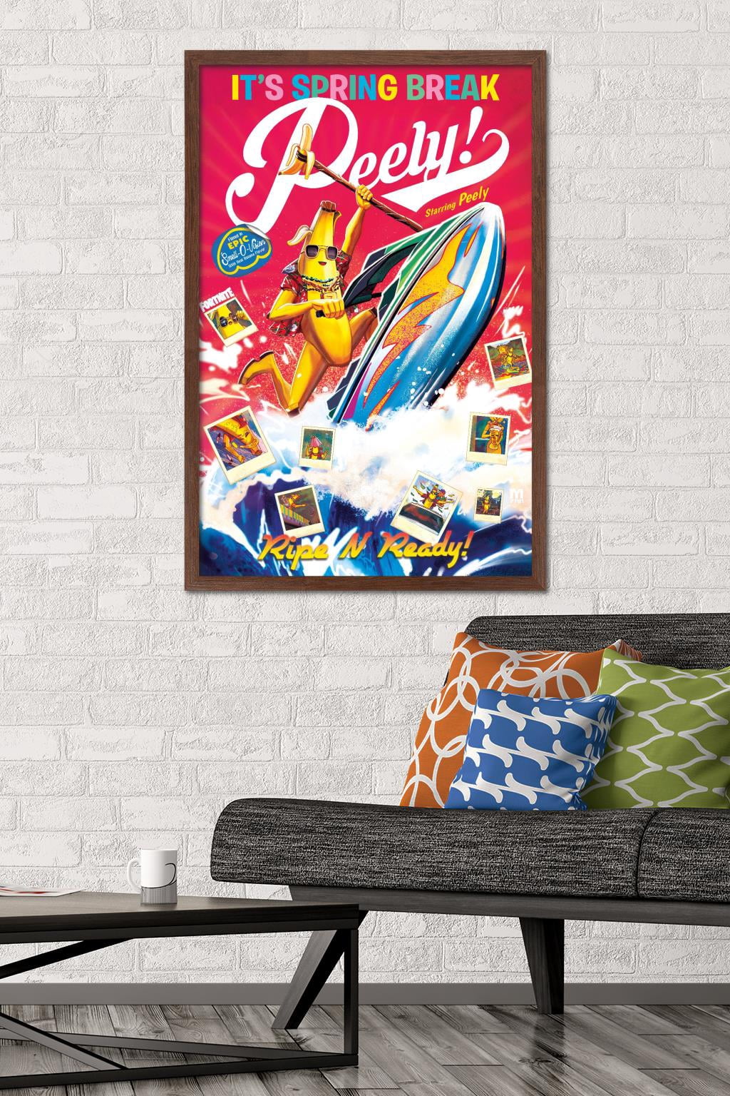 Fortnite - Marco D'Alfonso Spring Break Peely Wall Poster, 22.375