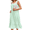 Green, variant on Sleepwear for Women Nightgowns Long Sleeveless Night gown with Pockets Soft Ladies Nightdress Lace Trim Sleepwear