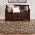 thumbnail image 2 of Linon Home Décor Jute Soumak Area Rug Collection, Beige and Slate, 5' x 8', 2 of 3