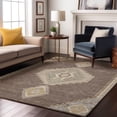 thumbnail image 5 of HomeRoots 679612 10 x 14 ft. Taupe Beige & Ivory Oriental Washable Machine Made Rectangle Area Rug with UV Protection, 5 of 9