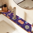 thumbnail image 2 of Yayeee Faucet Mat for Kitchen Sink 30" Diatomite Long Splash Guard Pad, Candy Cosmic Swirls, 2 Pack, 2 of 7