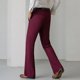 thumbnail image 4 of Pantalones de traje para hombre, drapeados, fluidos, de pierna ancha, con boca acampanada, ajustados, para oficina, para trabajo, de verano, acampanados, chinos, para hombre, sastrería elegante, 4 of 4