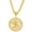 Gold-color, variant on Dollar Sign Necklaces Money Chain 80 90s Hip Hop Rotatable Dollar Necklace Big Gold Chain Rapper Costume Jewelry for Men