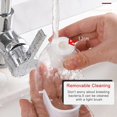 thumbnail image 4 of Toothpaste Squeezer Toothpaste Dispenser Holder Punch Free Dust-proof Wall Mount Stand Bathroom Accessories E-Blue, 4 of 6
