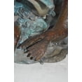 thumbnail image 5 of Nifao Girl feeding a dolphin and seals – Outdoor Bronze Fountain, Garden Water Feature, 28"L x 17"W x 37"H, 5 of 12