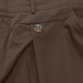 thumbnail image 5 of Uwinwear Men's Baggy Wide Leg Casual Shorts Pleated Dress Business Elastic Waist Summer Lightweight Shorts with Pockets, 5 of 6