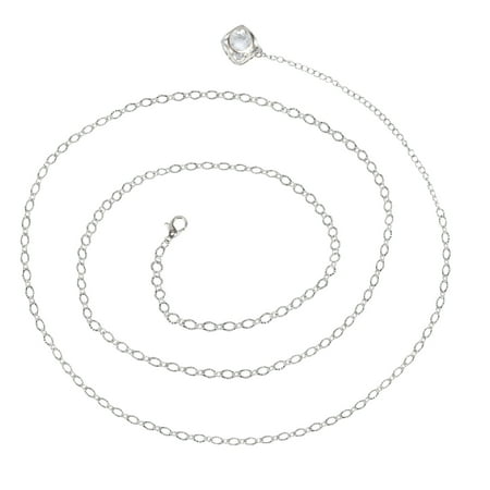 Dangle Belly Chain - BodyJ4You Belly Chain Adjustable Waist Jewelry Navel Necklace Silvertone Body Chain Dangle Bead Cage Charm