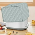 thumbnail image 4 of JOONOR Polyester Quilted Toaster Cover for 4 Slice Toaster, Kitchen Small Appliance Cover Fingerprint and Greasy Protection, Machine Washable Toaster Dustproof Cover. (Grey, 12 x 11 x 8.5 in), 4 of 5
