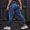 Blue, variant on Arialuna Womens High Waisted Yoga pants with Pockets
