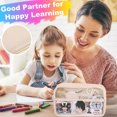 thumbnail image 4 of 1pcs semi transparent pencil case, stationery case, pencil case, multi-layer design 21 * 13.5 * 5CMstyle:style1;, 4 of 5