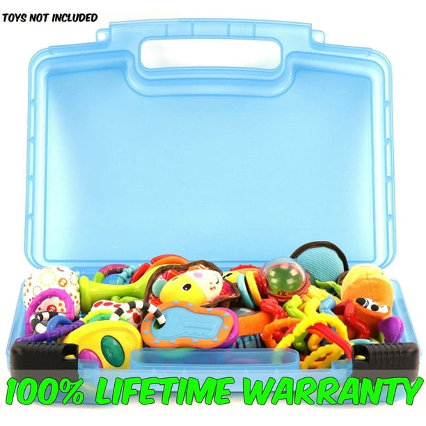 Baby Toy Case, Toy Storage Carrying Box. Figures Playset Organizer