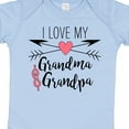 thumbnail image 4 of Inktastic I Love My Grandma and Grandpa Heart and Arrows Boys or Girls Baby Bodysuit, 4 of 5