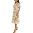 thumbnail image 5 of Split Neck Tiered Maxi Dress, 5 of 7