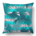 thumbnail image 1 of BOSDECO Laisse Palmier Rayures Florales Texture Rugueuse Motifs Noix de Coco Taie d'Oreiller Coussin Housse 18x18 Pouces, 1 of 1