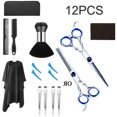 thumbnail image 1 of Hair Cutting Scissors Kits, Stainless Steel Hairdressing Shears Set Professional Thinning Scissors, 1 of 8