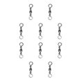 thumbnail image 3 of Naiovety Paquete de 100 conectores giratorios de pesca de acero al carbono flexibles para agua salada 12-27mm accesorios de anzuelo de aparejo de anillo Blanco Talla 12 10piezas Naiovety CBP581852, 3 of 4