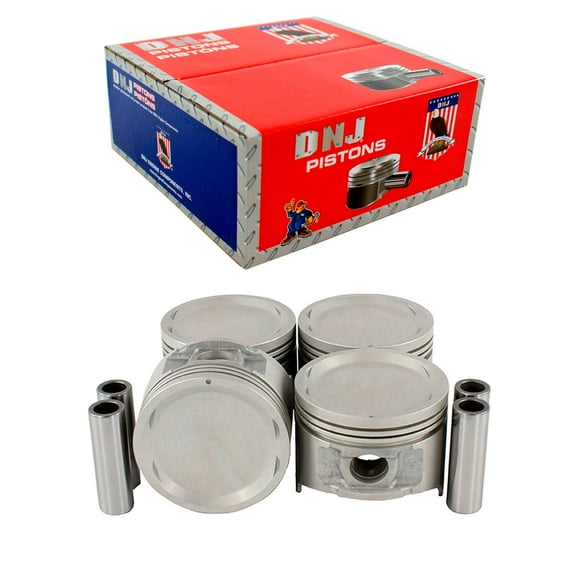 DNJ P602.40 o/s Complete Piston Set Fits Cars & Trucks 83-89 Nissan 720 D21 2.4L L4 SOHC 8v