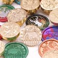 thumbnail image 2 of Sello de cera de Navidad, cabeza de sellos Retro, sello de cera de sellado clásico para manualidades de álbumes de recortes, tarjetas de invitación de fiesta, envoltorio de regalos, 2 of 4