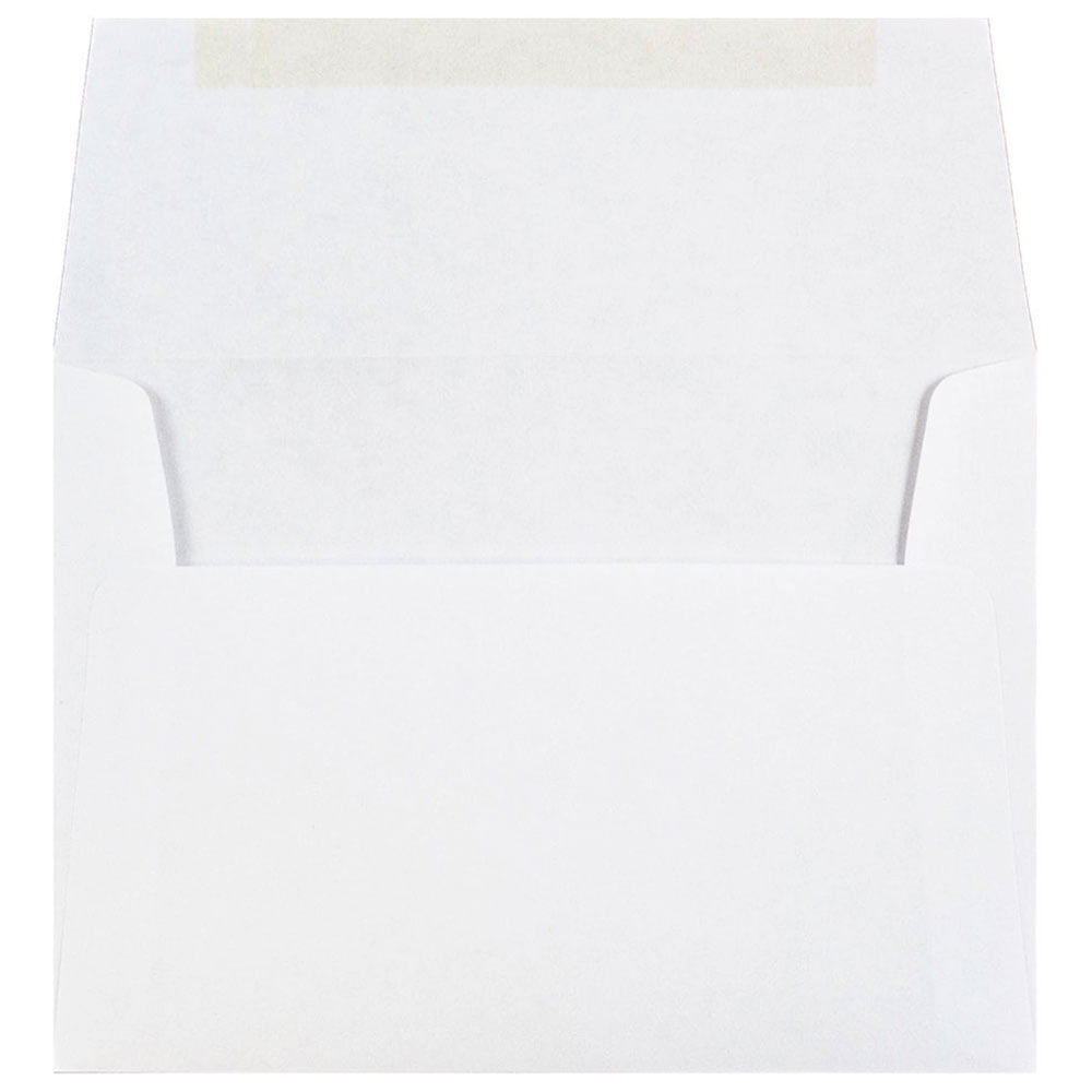 JAM Paper 4Bar A1 Invitation Envelopes, 3 5/8 x 5 1/8, White, 500/Box