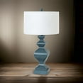 thumbnail image 2 of Lux Lighting  32" Blue Classy Table Lamps (Set of 2)  3-Way Switch, 2 of 5