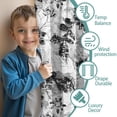thumbnail image 3 of Blackout Kids Curtains,Pioneer Flower Floral Print Pattern Childrens Insulated Curtains Set Of 2,Bedroom Essentials,Toddler Room Decor 42"x84", 3 of 5
