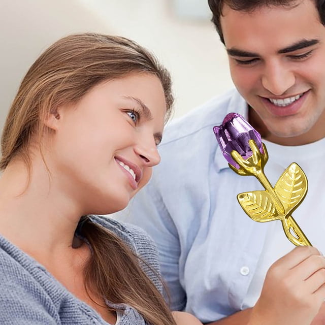 Eternal For Your Mini Crystal Flower With Crystal Roses Wedding Feng Shui Decoration Room Gift