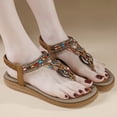 thumbnail image 2 of kamemir Womens Flat Sandals Women's Low Wedges Sandal(Yellow,7), 2 of 6