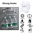 thumbnail image 4 of UDIYO 20Pcs Wall Hooks for Hanging,Screw Free Sticker for Mount Wall Shelf, 2 in 1 Reusable Adhesive Hooks Heavy Duty, Waterproof Rustproof and Oilproof for Kitchen, Bathroom, Home, Office, 4 of 8