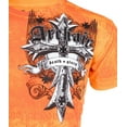 thumbnail image 5 of ARCHAIC AFFLICTION Men's T-Shirt LUSTROUS Wings Skull Biker S-5XL $40, 5 of 10