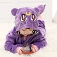 thumbnail image 3 of Kigurumi-Pijamas de dibujos animados para niños y niñas, ropa de dormir con capucha de Totoro, disfraz para fiesta de navidad, 3 of 4