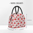 thumbnail image 2 of Disketp Amanita Red Mushroom Bolsa Térmica para Almuerzo, Lonchera con Abertura Amplia y Gran Capacidad, Organizador Reutilizable para Mujeres, Hombres y Adultos, 2 of 6