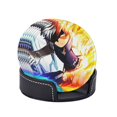 thumbnail image 2 of Posavasos de cuero de 6 piezas, posavasos My Hero Academia para bebidas, posavasos para tazas, regalo de inauguración de la casa, ideal para la decoración del hogar, 2 of 7