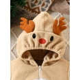 Baby Sweetie Baby Girls Rompers Christmas Clothes Deer Pattern Zipper