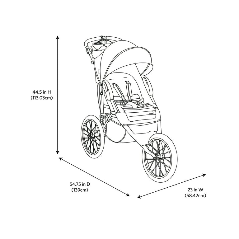 Monbebe rebel cheap jogging stroller