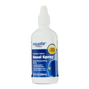 Equate Nasal Spray Saline Liquid Mist, Congestion  Relief, 3 fl oz