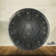 thumbnail image 2 of 8 Inch Steel Tongue Drum, 11 Note Tambourine with Drumsticks and Finger Picks for Meditations Tambourine Instrument J, 2 of 5