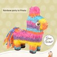 thumbnail image 3 of Petite Pinata en Forme d'Ne Arc-en-Ciel pour Fête d'Anniversaire d'Enfants, 3 of 7