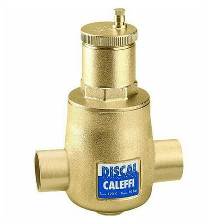 Caleffi 551028A DISCAL Air Separators: Brass, 1" Sweat