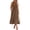 Brown, variant on Women Midi Dresses 2026 Summer Casual Sleeveless Sundress High Neck Tank Top Racerback Flowy Beach Dress & Pockets Red Small