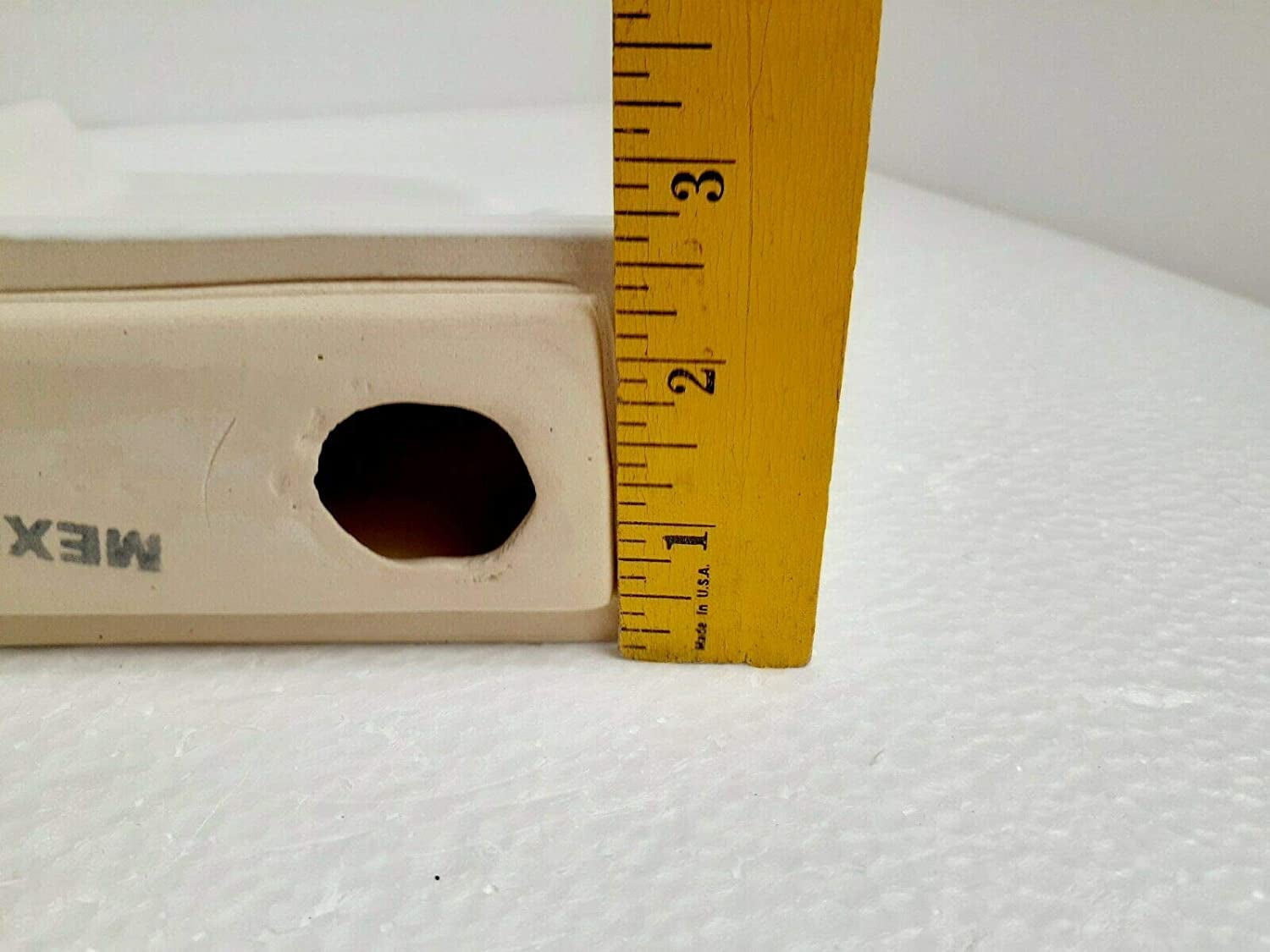 Bright White Ceramic Corner Shower Shelf - 7.5 Inch Soap Ledge, Arctic White (Daltile 0190) - View #6